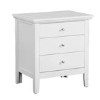 Comodino con cassetto, finitura in rovere resistente, 66 cm H x 61 cm L x 46 cm P