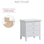 Comodino con cassetto, finitura in rovere resistente, 66 cm H x 61 cm L x 46 cm P