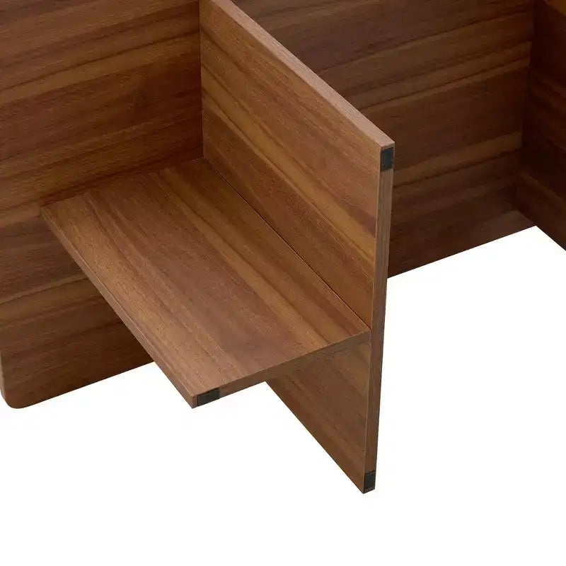 Moderno Tavolino da Caffè Pratico, Tavolino Laterale Multi-Superficie in MDF Ingegnerizzato, Finitura Antigraffio