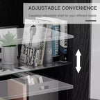 Mobile contenitore libreria con venature del legno per soggiorno, ufficio, camera da letto