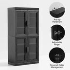 Mobile contenitore libreria con venature del legno per soggiorno, ufficio, camera da letto