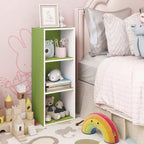 Scaffale decorativo a 3 cubi, libreria aperta, organizer per giocattoli, orizzontale o verticale