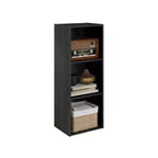 Scaffale decorativo a 3 cubi, libreria aperta, organizer per giocattoli, orizzontale o verticale