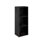 Scaffale decorativo a 3 cubi, libreria aperta, organizer per giocattoli, orizzontale o verticale