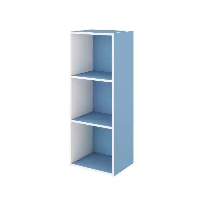 Scaffale decorativo a 3 cubi, libreria aperta, organizer per giocattoli, orizzontale o verticale