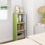 Scaffale decorativo a 3 cubi, libreria aperta, organizer per giocattoli, orizzontale o verticale
