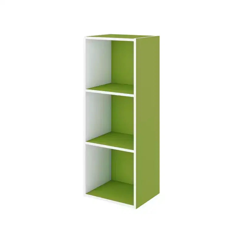 Scaffale decorativo a 3 cubi, libreria aperta, organizer per giocattoli, orizzontale o verticale