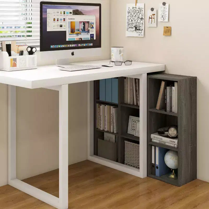 Scaffale decorativo a 3 cubi, libreria aperta, organizer per giocattoli, orizzontale o verticale