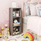 Scaffale decorativo a 3 cubi, libreria aperta, organizer per giocattoli, orizzontale o verticale