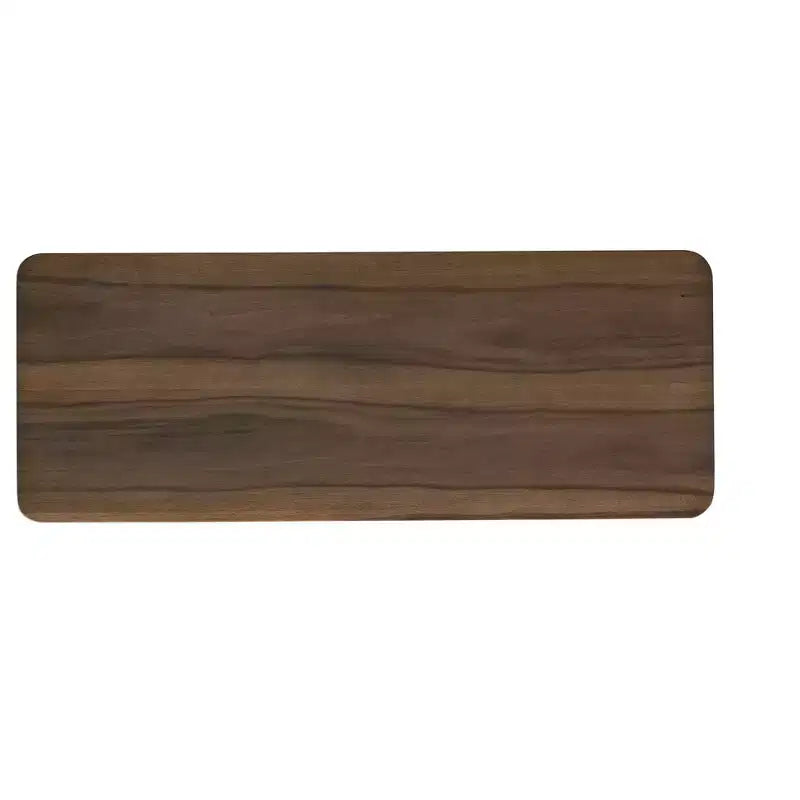 Consolle contemporanea in legno di gomma da 48" con ripiano portaoggetti