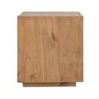 Tavolino Royal Hampton, 1 Ripiano Interno, Cassetti, Struttura in Legno di Rovere Marrone, 61 cm