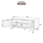 Panca Contenitore Boho per Ingresso, Panca Porta Scarpe in Legno, Panca Imbottita con Ante Doppie