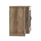 Madia a 4 ante con vano a giorno a specchio, 60,4"L x 18,2"P x 29,3"H