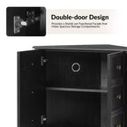 Mobile angolare a 2 ante con gambe tornite, 30 pollici H