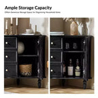 Mobile angolare a 2 ante con gambe tornite, 30 pollici H