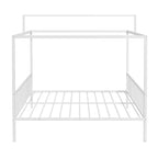 Letto a capanna 3 in 1 moderno e minimalista con telaio a baldacchino e robuste doghe in metallo