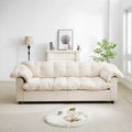 94 Modern Chenille Deep Seat Loveseat Sofa, Upholstered Fluffy Cloud Sofa for Living Room, Bedroom, Office, or Apartment-Panipeachy