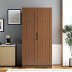 Dispensa da cucina da 160 cm, credenza a buffet autoportante con ante e ripiani per soggiorno e sala da pranzo
