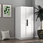 Dispensa da cucina da 160 cm, credenza a buffet autoportante con ante e ripiani per soggiorno e sala da pranzo