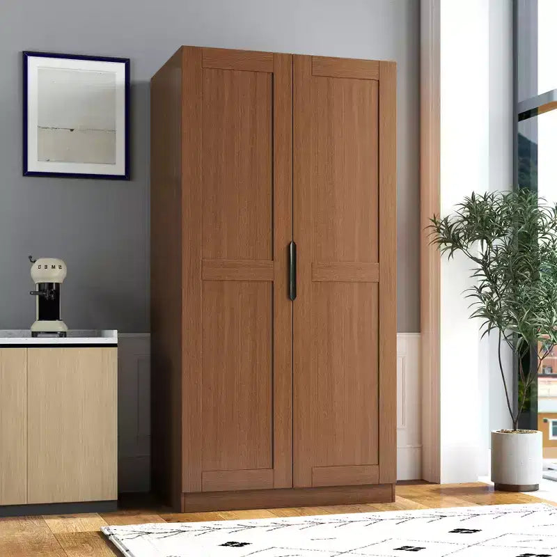 Dispensa da cucina da 160 cm, credenza a buffet autoportante con ante e ripiani per soggiorno e sala da pranzo