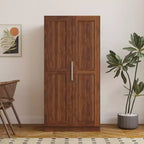 Dispensa da cucina da 160 cm, credenza a buffet autoportante con ante e ripiani per soggiorno e sala da pranzo