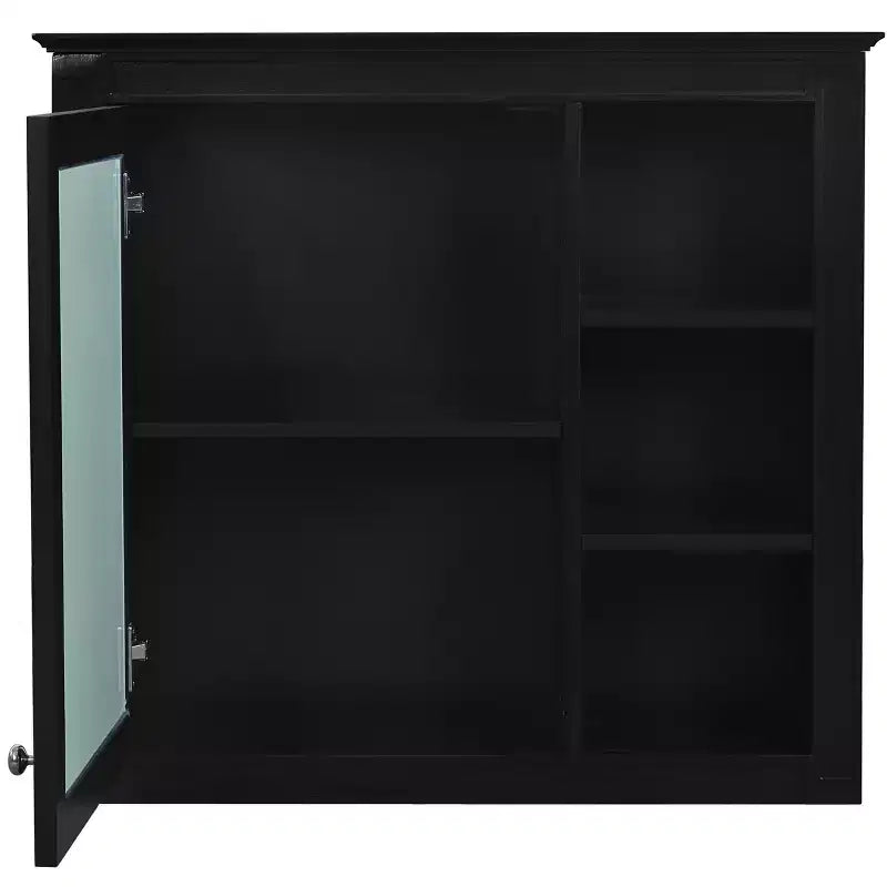 Mobile bagno da 75 cm con lavabo, mobiletto da bagno con cassetti e specchio, armadietto a specchio da bagno