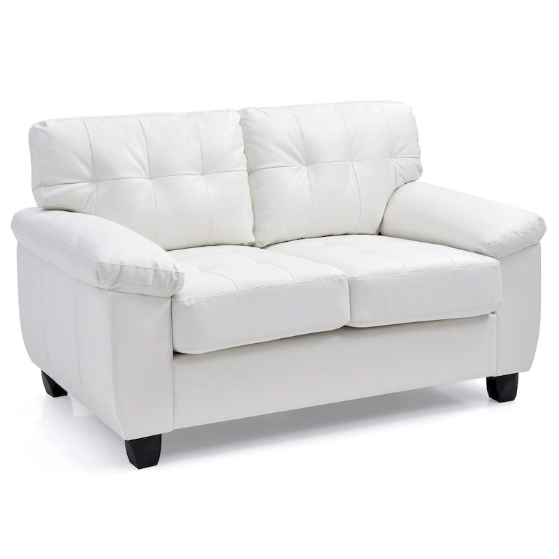 Divanetto Moderno Bianco Confortevole