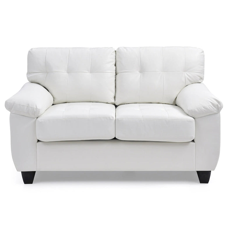 Divanetto Moderno Bianco Confortevole