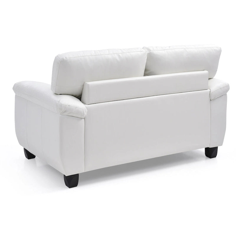 Divanetto Moderno Bianco Confortevole