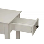 Tavolino rettangolare salvaspazio in legno da 23 pollici con due ripiani e un cassetto per soggiorno - 13L x 22W x 23H