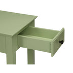 Tavolino rettangolare salvaspazio in legno da 23 pollici con due ripiani e un cassetto per soggiorno - 13L x 22W x 23H