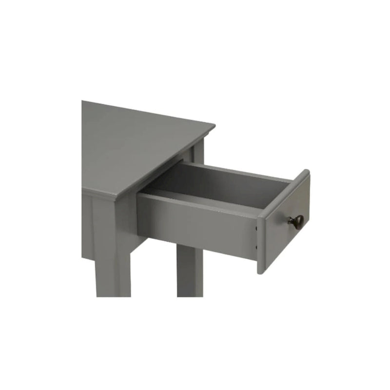 Tavolino rettangolare salvaspazio in legno da 23 pollici con due ripiani e un cassetto per soggiorno - 13L x 22W x 23H