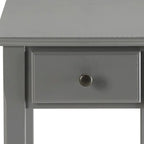 Tavolino rettangolare salvaspazio in legno da 23 pollici con due ripiani e un cassetto per soggiorno - 13L x 22W x 23H