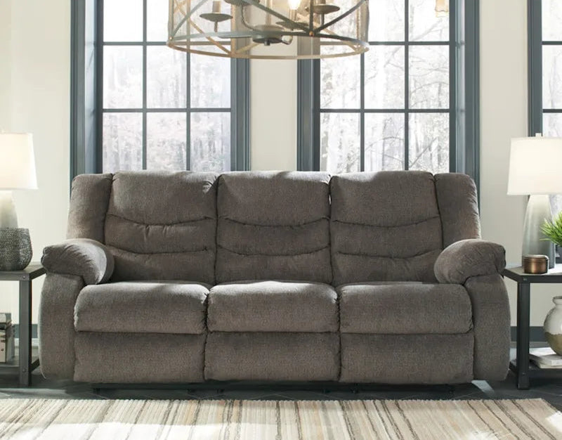 Tulen Contemporary Reclining Sofa Gray