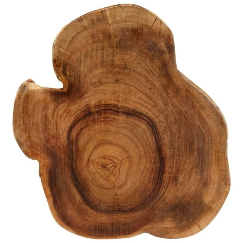 Tavolino da salotto in legno massello di acacia 60x55x25 cm
