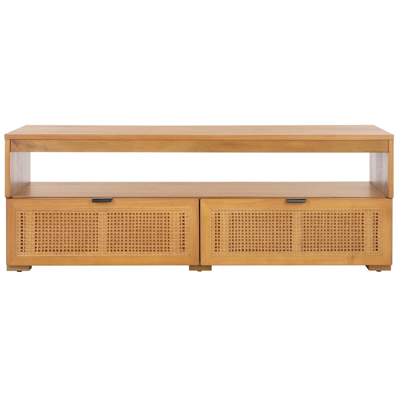 Mobile porta TV con 2 cassetti e 1 ripiano (adatto per TV a schermo piatto fino a 55") - 122x41x43 cm