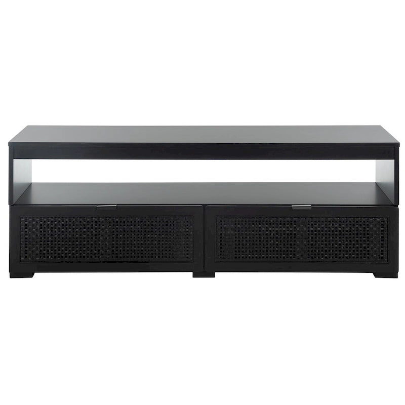 Mobile porta TV con 2 cassetti e 1 ripiano (adatto per TV a schermo piatto fino a 55") - 122x41x43 cm