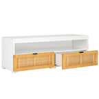 Mobile porta TV con 2 cassetti e 1 ripiano (adatto per TV a schermo piatto fino a 55") - 122x41x43 cm