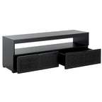 Mobile porta TV con 2 cassetti e 1 ripiano (adatto per TV a schermo piatto fino a 55") - 122x41x43 cm
