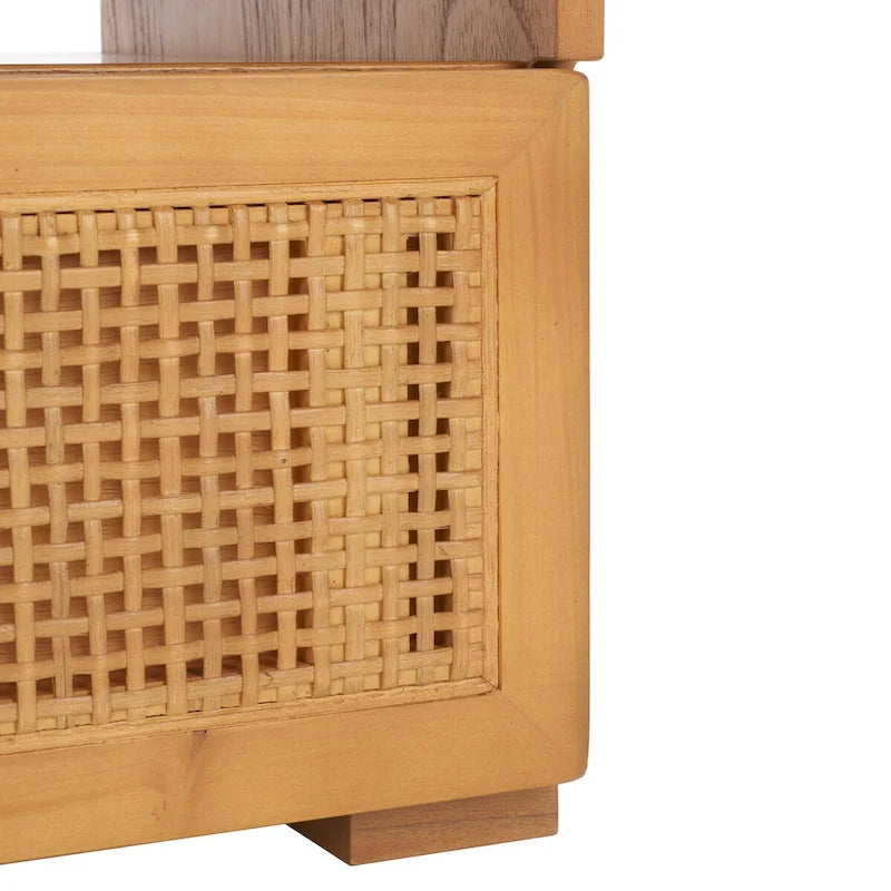 Mobile porta TV con 2 cassetti e 1 ripiano (adatto per TV a schermo piatto fino a 55") - 122x41x43 cm