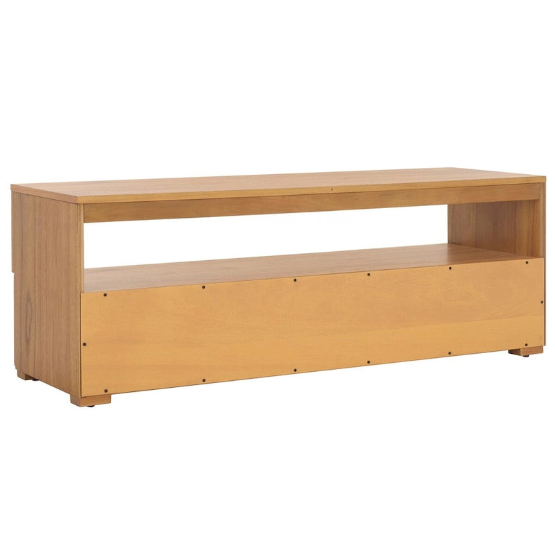 Mobile porta TV con 2 cassetti e 1 ripiano (adatto per TV a schermo piatto fino a 55") - 122x41x43 cm