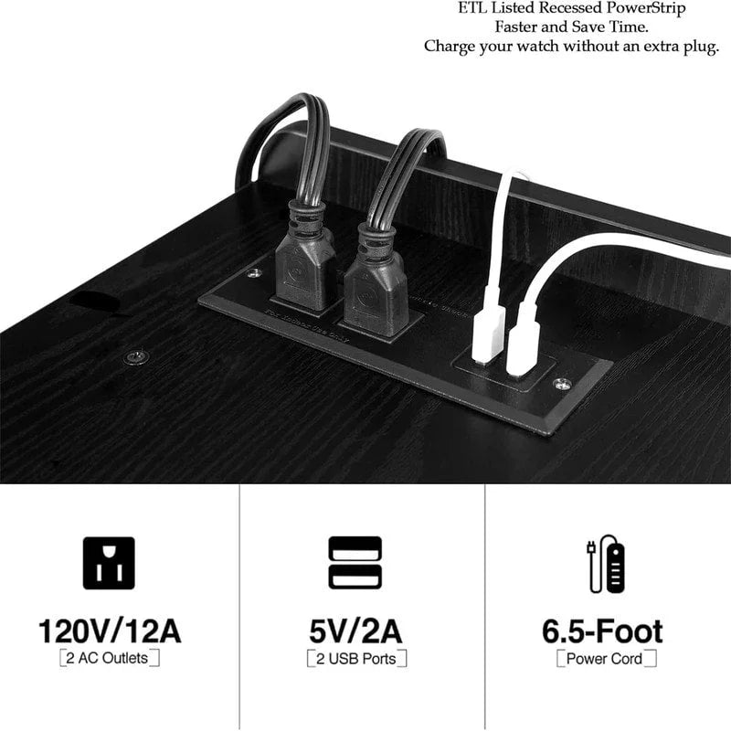 Mobile giradischi a LED - 14.2P x 32.5L x 27.2A
