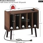 Mobile giradischi a LED - 14.2P x 32.5L x 27.2A